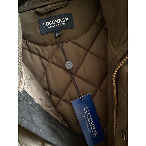 Lucchese Quilted Vest Size XL Polyester Micro Suede Zipper Brown Coastal Cowgirl - Picture 2 of 13